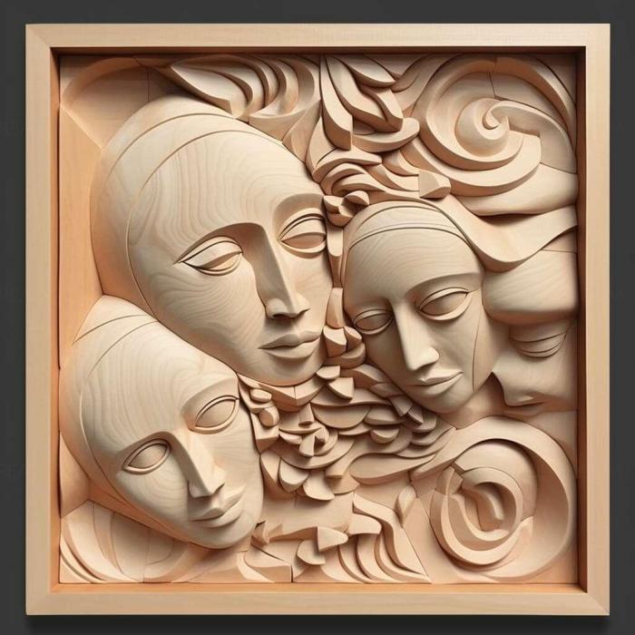 نموذج ثلاثي الأبعاد لآلة CNC 3D Art 